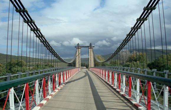 11. Chihani suspended bridge, Wilaya El Tarf (Algeria)